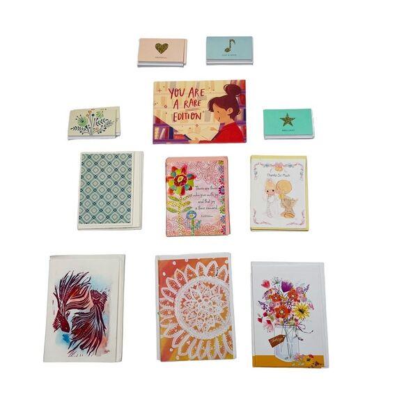 Lot of 40 Blank Inside Thank You Cards - Picture 1 of 12